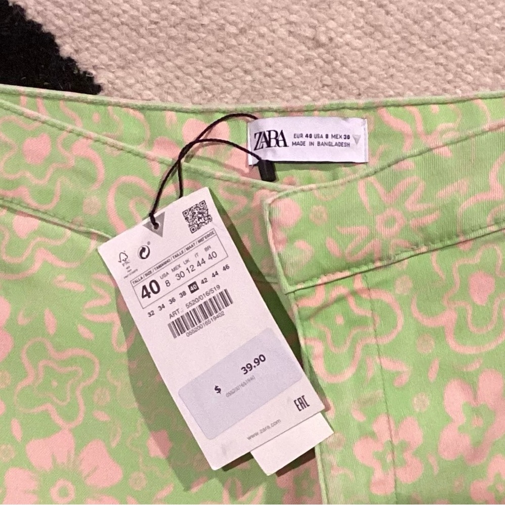 Zara floral pants